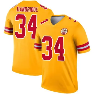 Kansas City Chiefs Men's Brandin Dandridge Legend Inverted Jersey - Gold