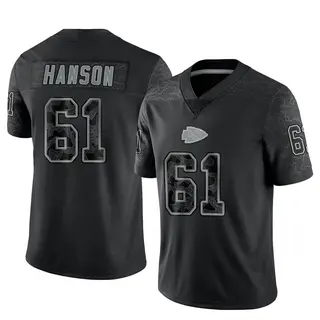 Kansas City Chiefs Men's C.J. Hanson Limited Reflective Jersey - Black