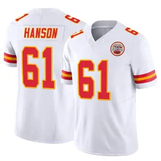 Kansas City Chiefs Men's C.J. Hanson Limited Vapor F.U.S.E. Jersey - White