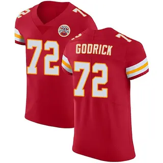Kansas City Chiefs Men's Chukwuebuka Godrick Elite Team Color Vapor Untouchable Jersey - Red