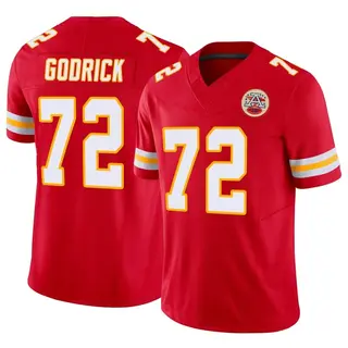 Kansas City Chiefs Men's Chukwuebuka Godrick Limited Vapor F.U.S.E. Jersey - Red