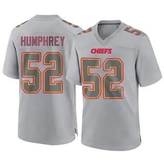 Kansas City Chiefs Men's Creed Humphrey Game Atmosphere Fashion Jersey - Gray