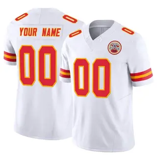 Kansas City Chiefs Men's Custom Limited Vapor F.U.S.E. Jersey - White