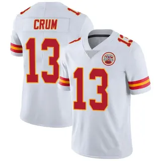 Kansas City Chiefs Men's Dustin Crum Limited Vapor Untouchable Jersey - White