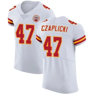 Kansas City Chiefs Men's Eddie Czaplicki Elite Vapor Untouchable Jersey - White