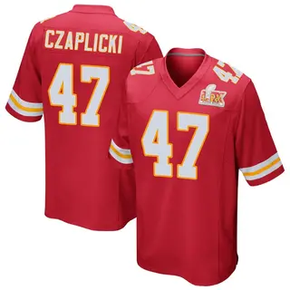 Kansas City Chiefs Men's Eddie Czaplicki Game Team Color Super Bowl LIX Jersey - Red