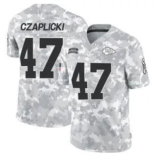 Kansas City Chiefs Men's Eddie Czaplicki Limited 2024 Salute to Service Jersey - Arctic Camo