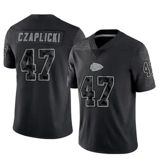 Kansas City Chiefs Men's Eddie Czaplicki Limited Reflective Jersey - Black
