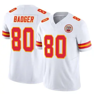 Kansas City Chiefs Men's Elijhah Badger Limited Vapor F.U.S.E. Jersey - White