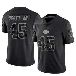 Kansas City Chiefs Men's Eric Scott Jr. Limited Reflective Jersey - Black