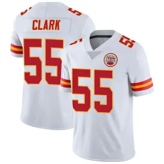Kansas City Chiefs Men's Frank Clark Limited Vapor Untouchable Jersey - White