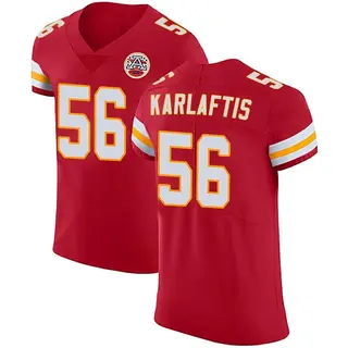 Kansas City Chiefs Men's George Karlaftis Elite Team Color Vapor Untouchable Jersey - Red