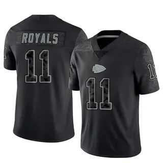 Kansas City Chiefs Men's Jalen Royals Limited Reflective Jersey - Black