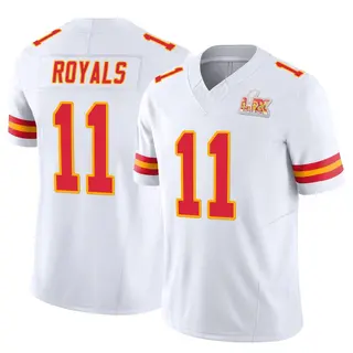 Kansas City Chiefs Men's Jalen Royals Limited Vapor F.U.S.E. Super Bowl LIX Jersey - White