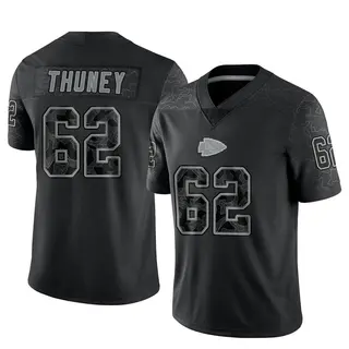 Kansas City Chiefs Men's Joe Thuney Limited Reflective Jersey - Black