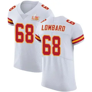Kansas City Chiefs Men's Joey Lombard Elite Vapor Untouchable Super Bowl LIX Jersey - White