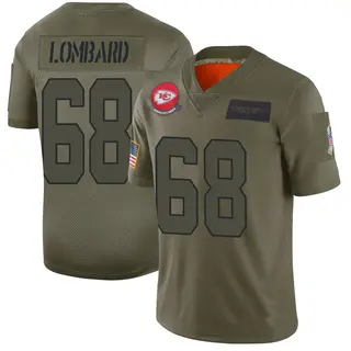 Kansas City Chiefs Men's Joey Lombard Limited 2019 Salute to Service Jersey - Camo