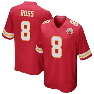 Kansas City Chiefs Men's Justyn Ross Game Team Color Jersey - Red