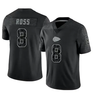 Kansas City Chiefs Men's Justyn Ross Limited Reflective Jersey - Black