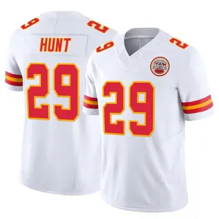 Kansas City Chiefs Men's Kareem Hunt Limited Vapor F.U.S.E. Jersey - White