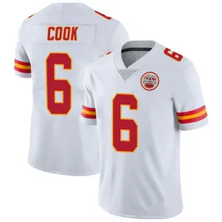 Kansas City Chiefs Men's Kenny Cook Limited Vapor Untouchable Jersey - White