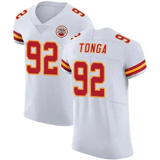 Kansas City Chiefs Men's Khyiris Tonga Elite Vapor Untouchable Jersey - White