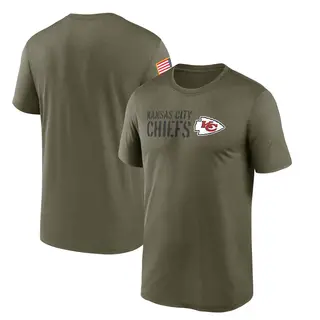 Kansas City Chiefs Men's Legend 2022 Salute to Service Team T-Shirt - Olive