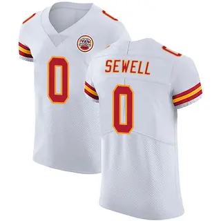 Kansas City Chiefs Men's Marlen Sewell Elite Vapor Untouchable Jersey - White