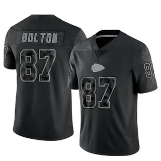 Kansas City Chiefs Men's Nick Bolton Limited Reflective Jersey - Black