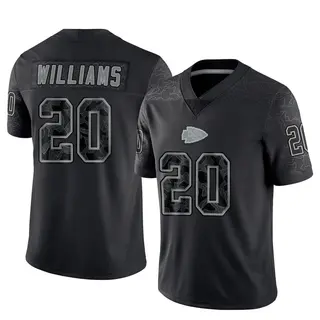 Kansas City Chiefs Men's Nohl Williams Limited Reflective Jersey - Black