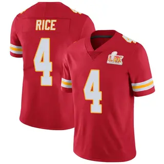 Kansas City Chiefs Men's Rashee Rice Limited Team Color Vapor Untouchable Super Bowl LIX Jersey - Red