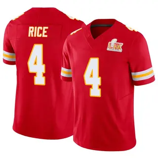 Kansas City Chiefs Men's Rashee Rice Limited Vapor F.U.S.E. Super Bowl LIX Jersey - Red