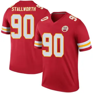 Kansas City Chiefs Men's Taylor Stallworth Legend Color Rush Jersey - Red