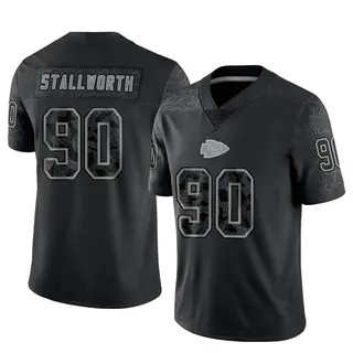 Kansas City Chiefs Men's Taylor Stallworth Limited Reflective Jersey - Black