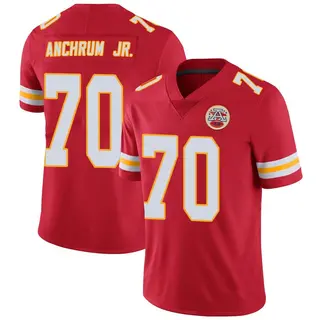 Kansas City Chiefs Men's Tremayne Anchrum Jr. Limited Team Color Vapor Untouchable Jersey - Red