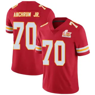 Kansas City Chiefs Men's Tremayne Anchrum Jr. Limited Team Color Vapor Untouchable Super Bowl LIX Jersey - Red