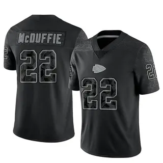Kansas City Chiefs Men's Trent McDuffie Limited Reflective Jersey - Black