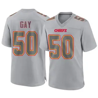Kansas City Chiefs Men's Willie Gay Game Atmosphere Fashion Jersey - Gray