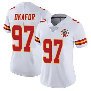 Kansas City Chiefs Women's Alex Okafor Limited Vapor Untouchable Jersey - White