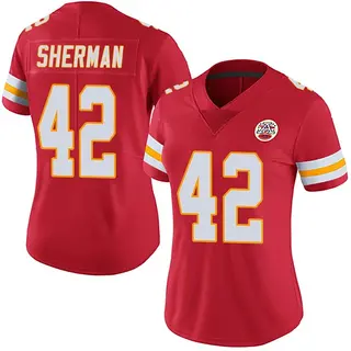 Kansas City Chiefs Women's Anthony Sherman Limited Team Color Vapor Untouchable Jersey - Red