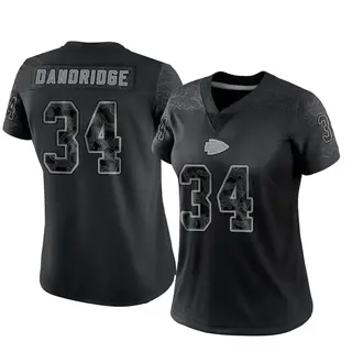Kansas City Chiefs Women's Brandin Dandridge Limited Reflective Jersey - Black