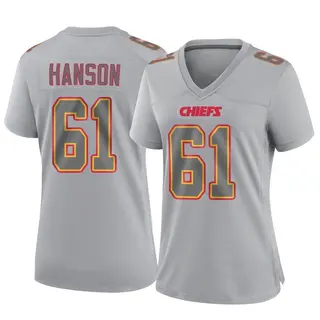Kansas City Chiefs Women's C.J. Hanson Game Atmosphere Fashion Jersey - Gray