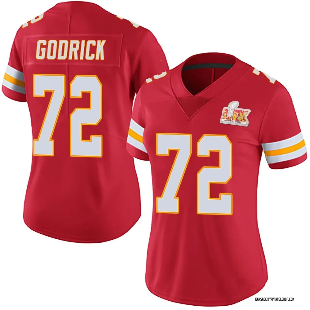 Kansas City Chiefs Women's Chukwuebuka Godrick Limited Team Color Vapor Untouchable Super Bowl LIX Jersey - Red