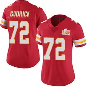 Kansas City Chiefs Women's Chukwuebuka Godrick Limited Team Color Vapor Untouchable Super Bowl LIX Jersey - Red