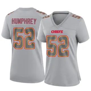 Kansas City Chiefs Women's Creed Humphrey Game Atmosphere Fashion Jersey - Gray