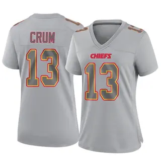 Kansas City Chiefs Women's Dustin Crum Game Atmosphere Fashion Jersey - Gray