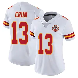 Kansas City Chiefs Women's Dustin Crum Limited Vapor Untouchable Jersey - White