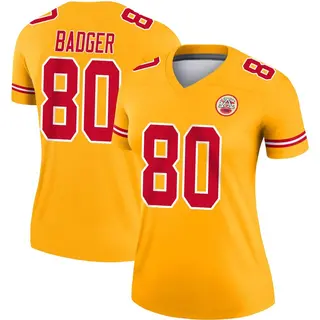 Kansas City Chiefs Women's Elijhah Badger Legend Inverted Jersey - Gold