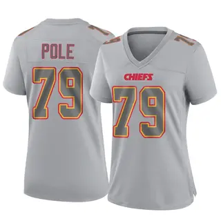 Kansas City Chiefs Women's Esa Pole Game Atmosphere Fashion Jersey - Gray