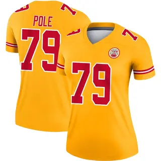 Kansas City Chiefs Women's Esa Pole Legend Inverted Jersey - Gold